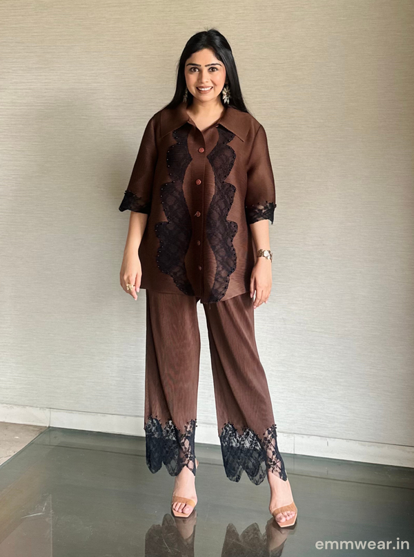 Espresso Lace Co-ord Set