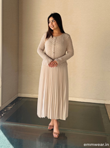 Crème Poise Dress