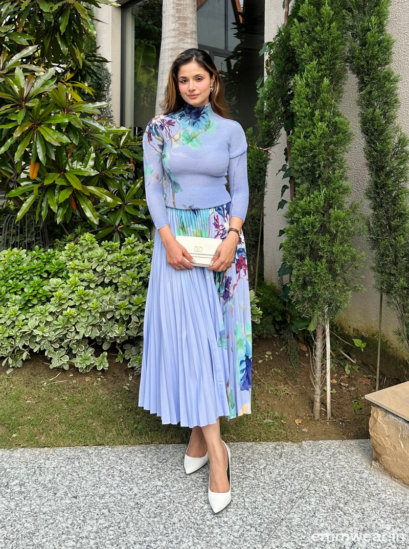 Mystic Lavender Skirt Set