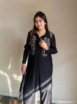 Blackline kurti Set