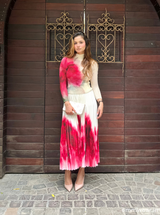 Scarlet Mist Skirt Set