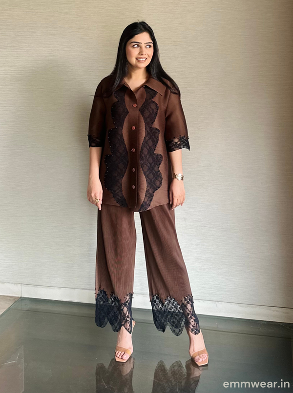 Espresso Lace Co-ord Set