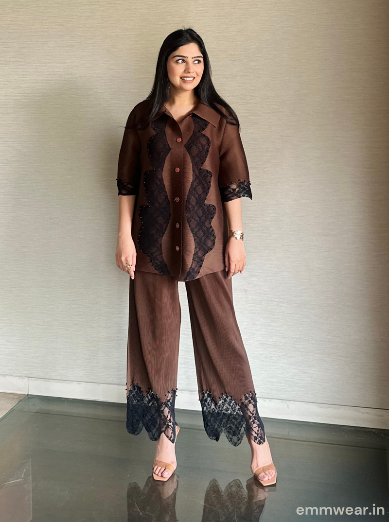 Espresso Lace Co-ord Set