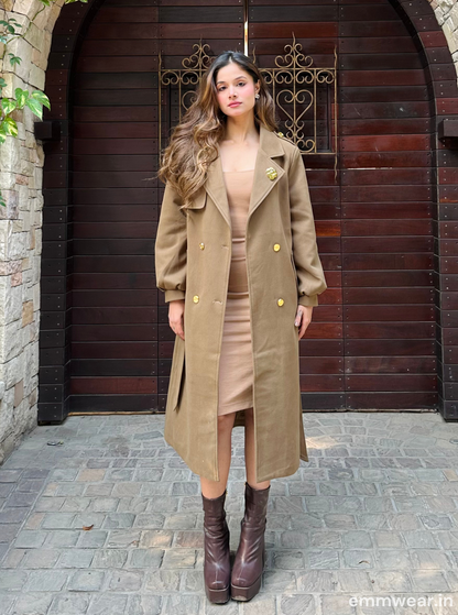 Caramel Trench Coat