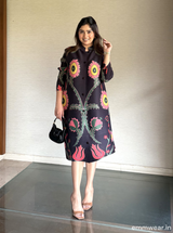 Black Botanic Dress