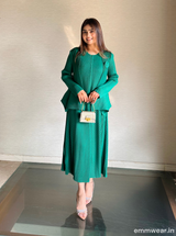 Sage Petal Shrug Dress