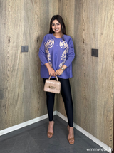 Lavender Crest Shirt