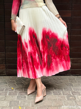 Scarlet Mist Skirt Set