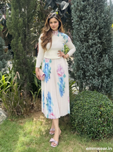 Rose Sky Skirt Set