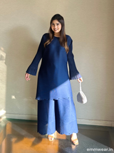 Harmony Navy Kurti Set