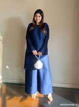 Harmony Navy Kurti Set