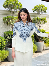 Blue Fleur Co-ord Set