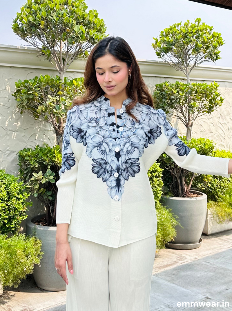 Blue Fleur Co-ord Set