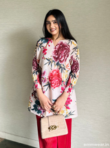 Crimson Bloom Co-ord Set