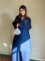 Harmony Navy Kurti Set