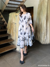 Ocean Script Dress