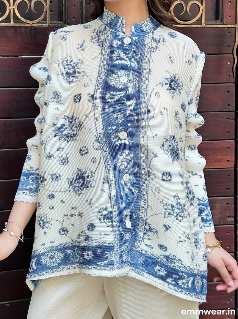 Cream Sketch Co-ord Set