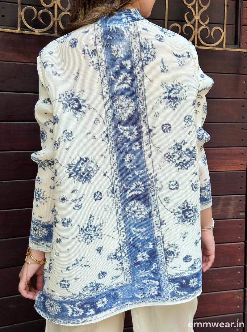 Cream Sketch Co-ord Set