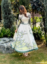 Sage Bloom Skirt Set