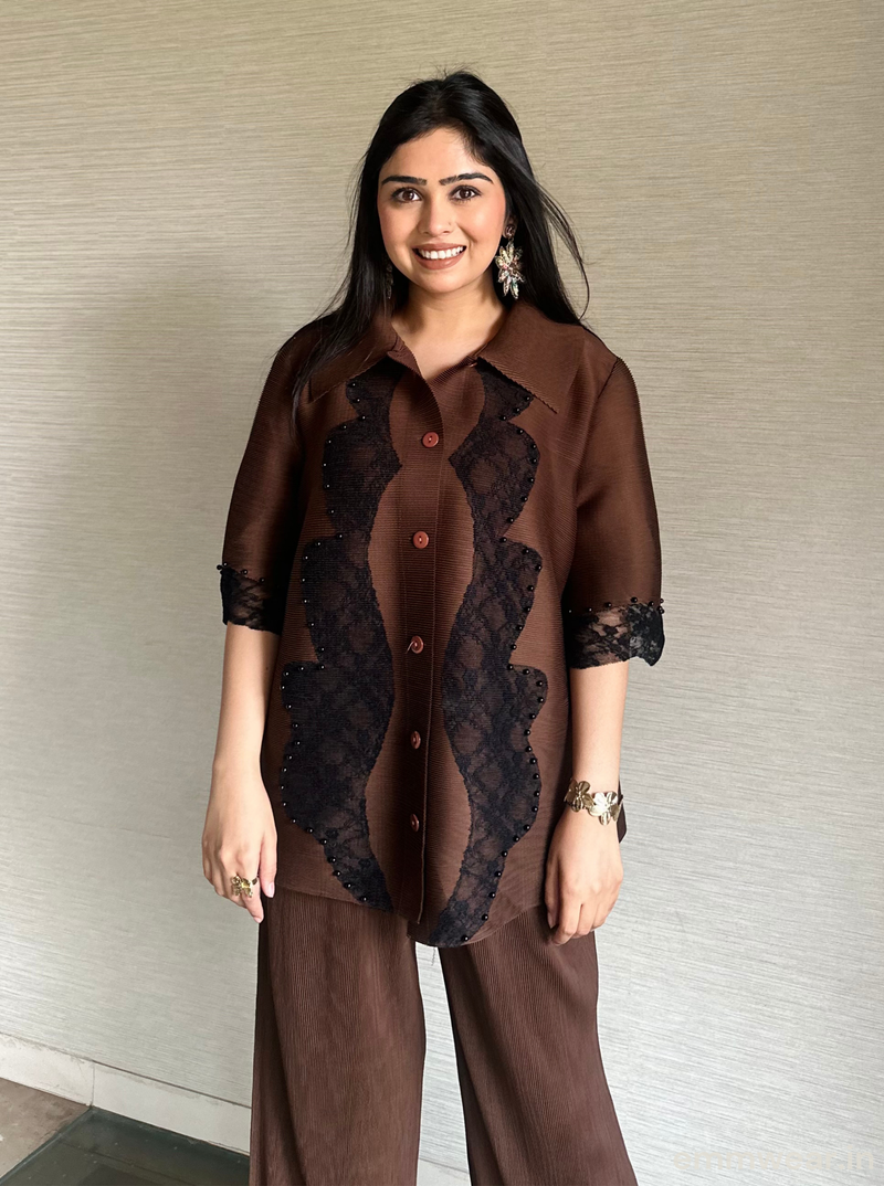 Espresso Lace Co-ord Set