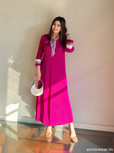 Bougainvillea Bow Dress