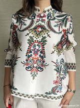 Ivory Printed Co-Ord Set