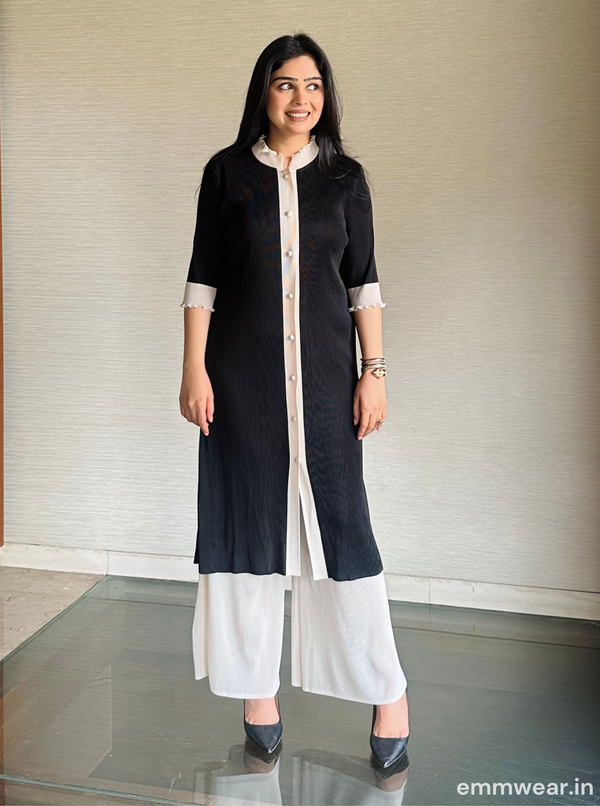Monochrome kurti Set