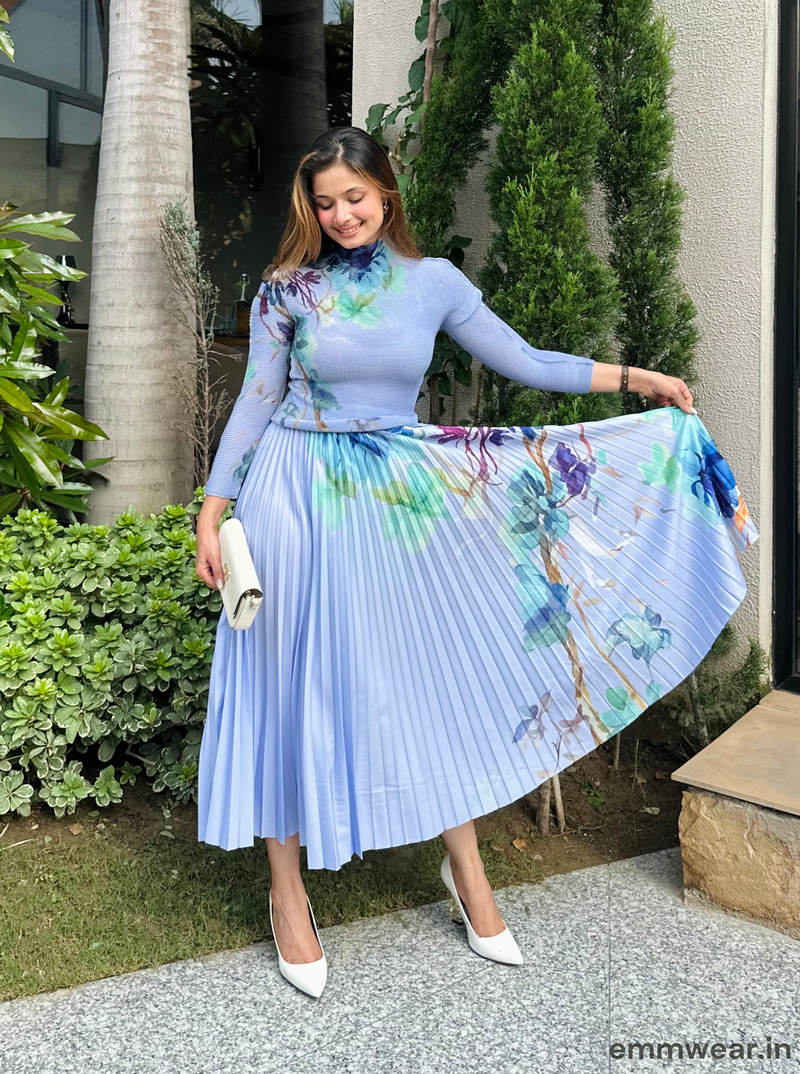 Mystic Lavender Skirt Set