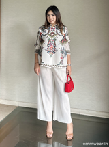Ivory Printed Co-Ord Set