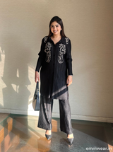 Blackline kurti Set