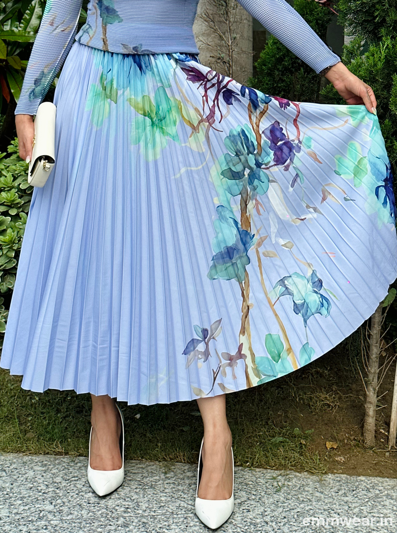 Mystic Lavender Skirt Set