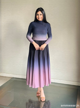 Ombre Skirt Set