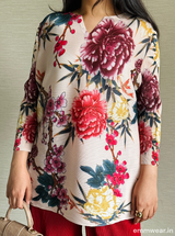 Crimson Bloom Co-ord Set