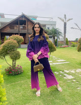 Wild Purple Ombre Co-Ord Set